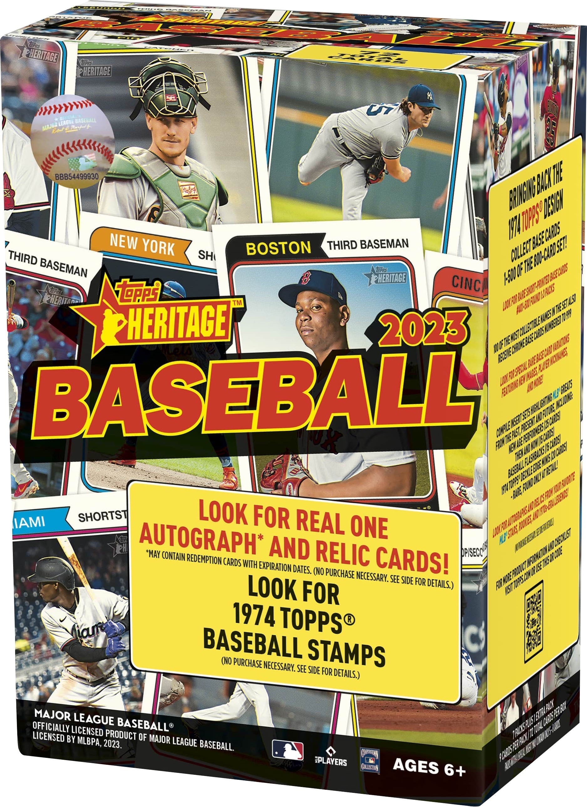 2023 Topps Heritage Baseball Blaster Box - Todaro