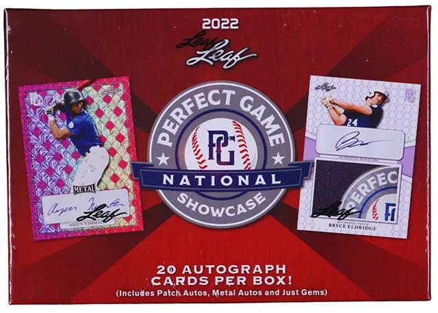 2020 Leaf Perfect Game National Showcase Baseball Hobby Box - Todaro