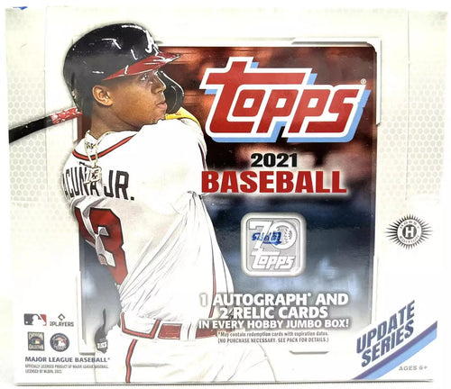 2021 Topps Update Series Baseball HTA Hobby Jumbo Box - Todaro