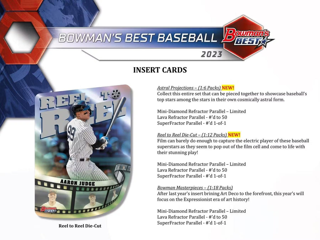 2023 Bowman's Best Baseball Hobby Box - Todaro