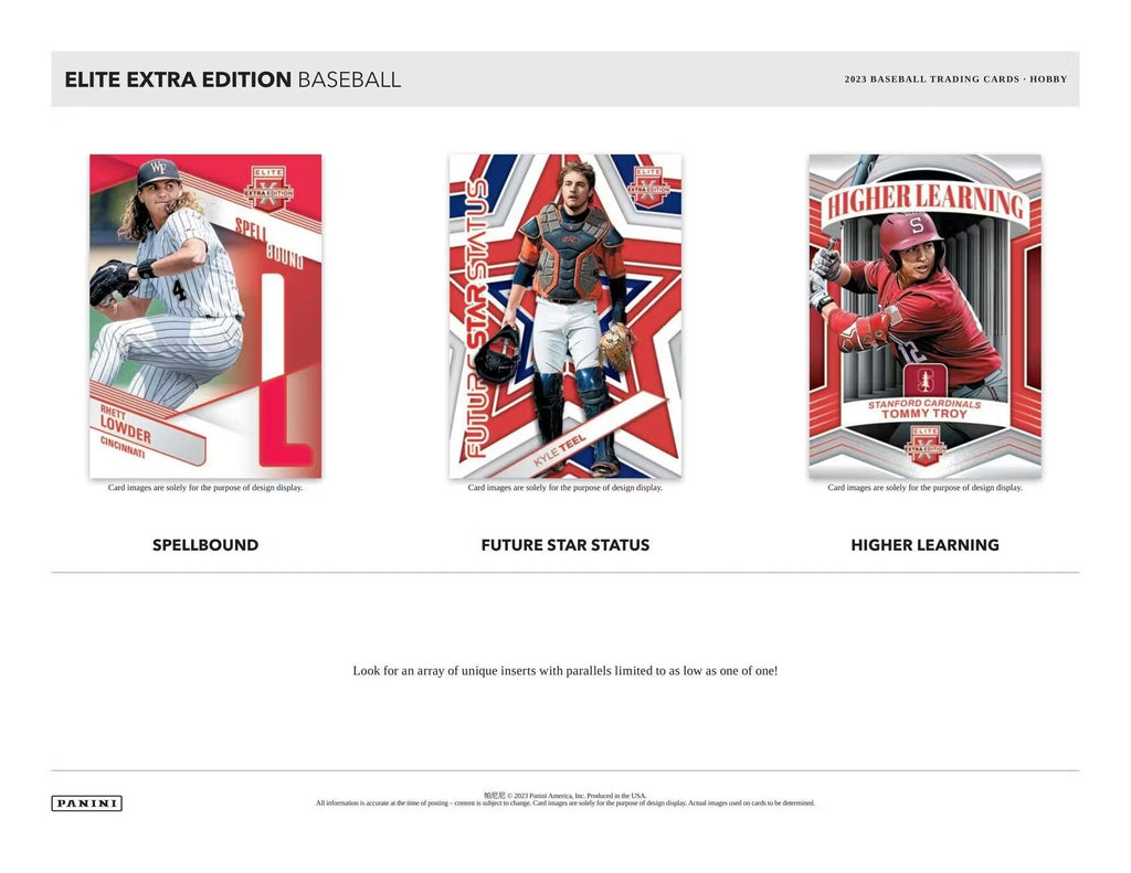 2023 Panini Elite Extra Edition Baseball Hobby Box - Todaro
