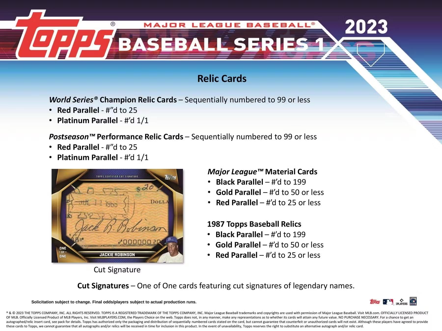 2023 Topps Series 1 Baseball Hanger Box - Todaro