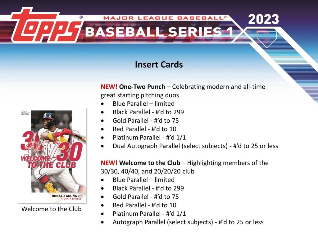 2023 Topps Series 1 Baseball Hanger Box - Todaro
