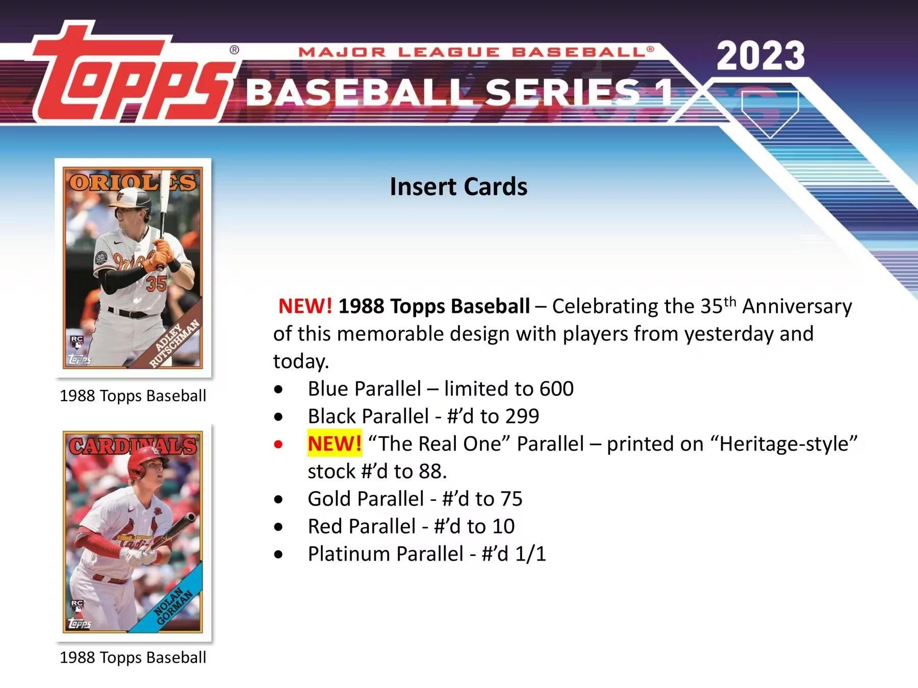 2023 Topps Series 1 Baseball Hanger Box - Todaro