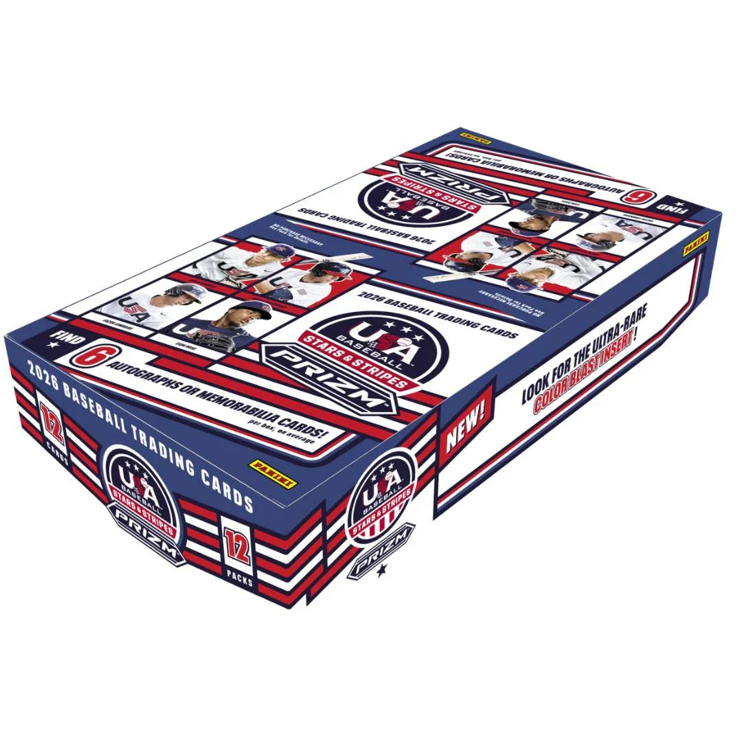 2026 Panini Prizm Stars & Stripes USA Baseball Hobby Box - Todaro