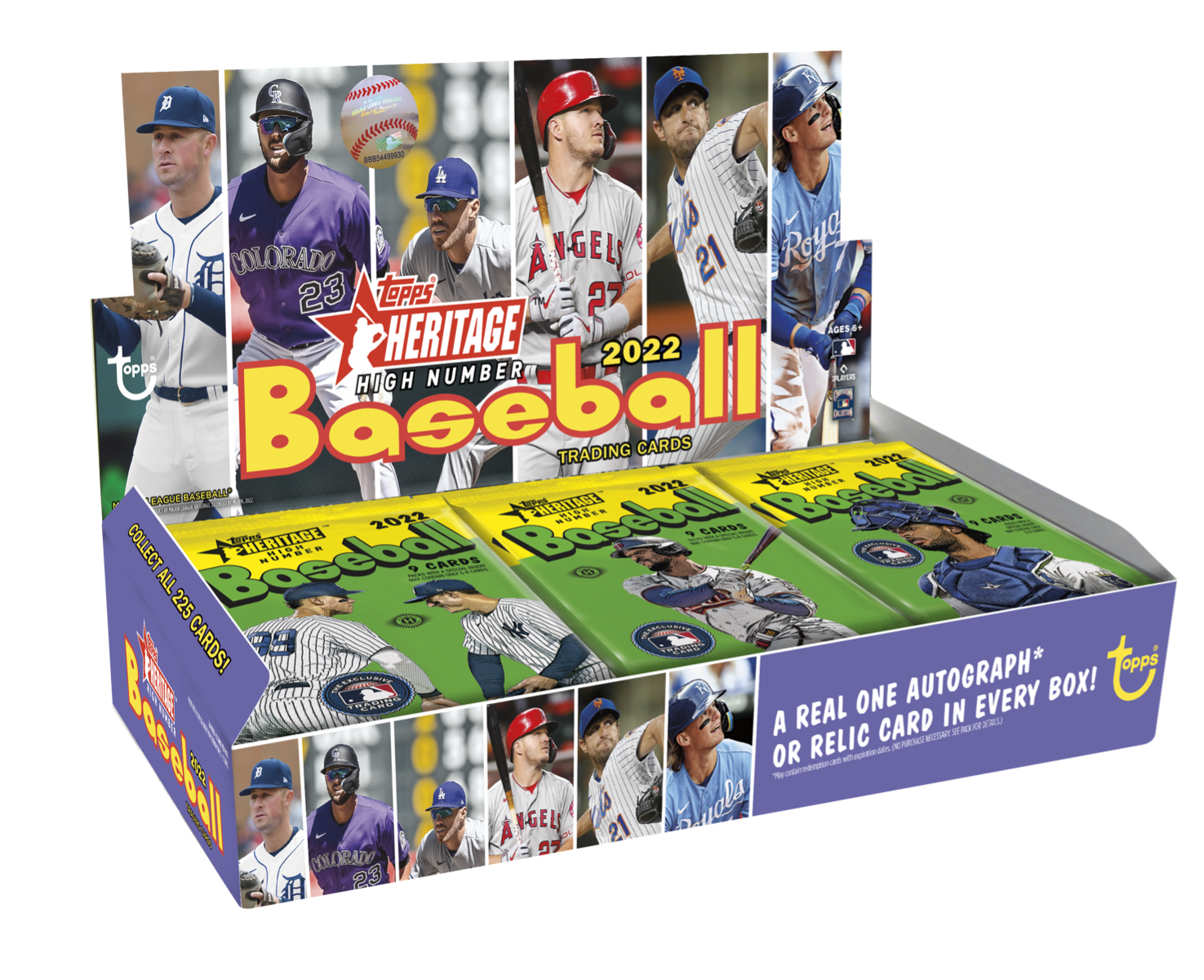 2022 Topps Heritage High Number Baseball Hobby Box - Todaro