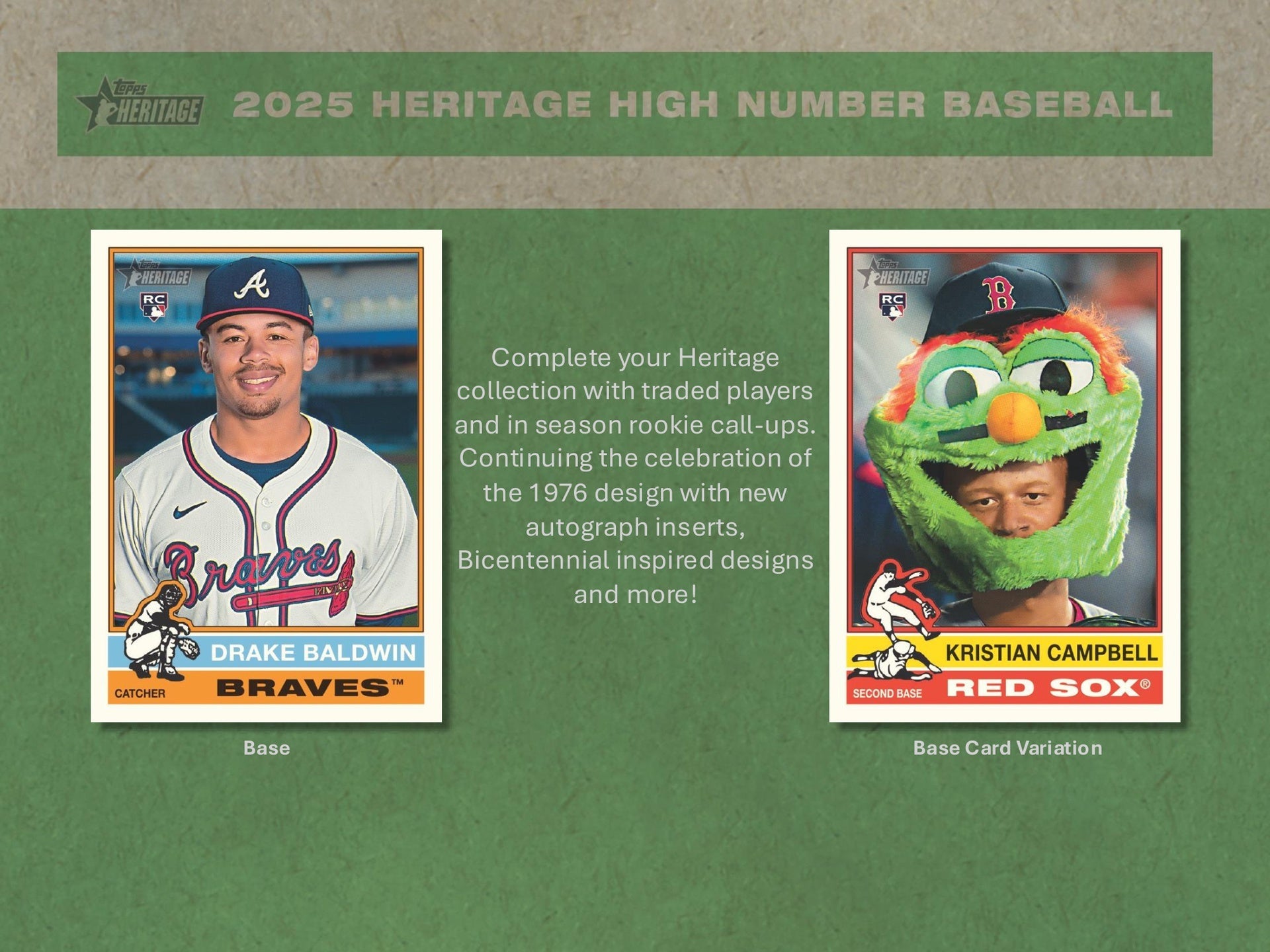 2025 Topps Heritage High Number Baseball Hobby Box - Todaro